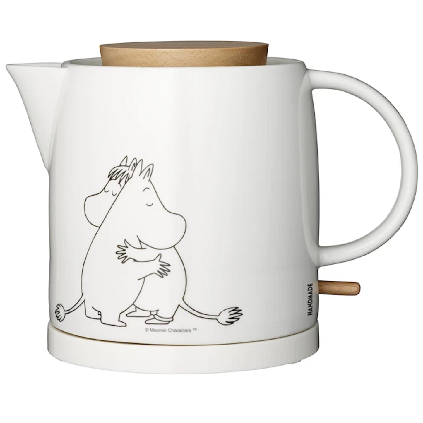 Moomin 19130002 - Moomin keramische waterkoker, 1.0L, 1850W, Wit