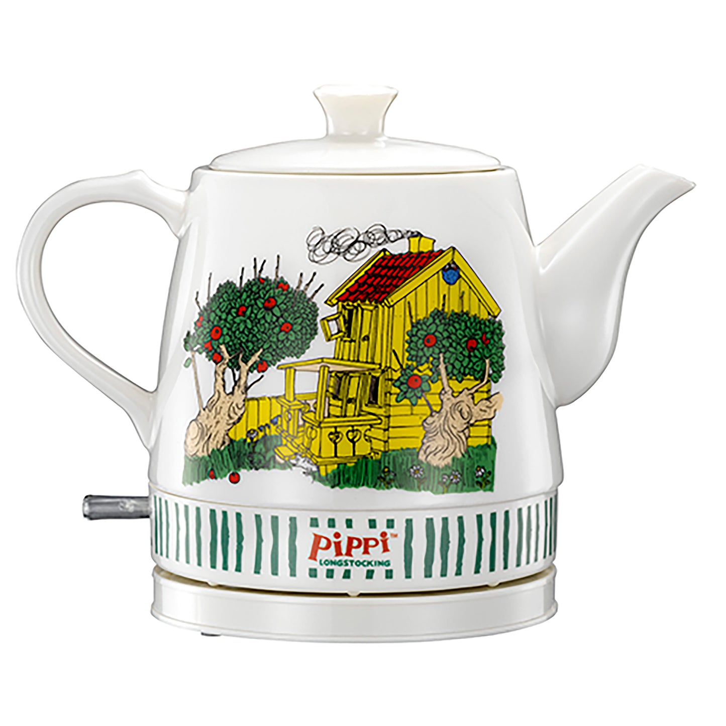 Pippi 20130002 - Pippi Langkous keramische waterkoker - 0,8 Liter - Pippi & Witje design