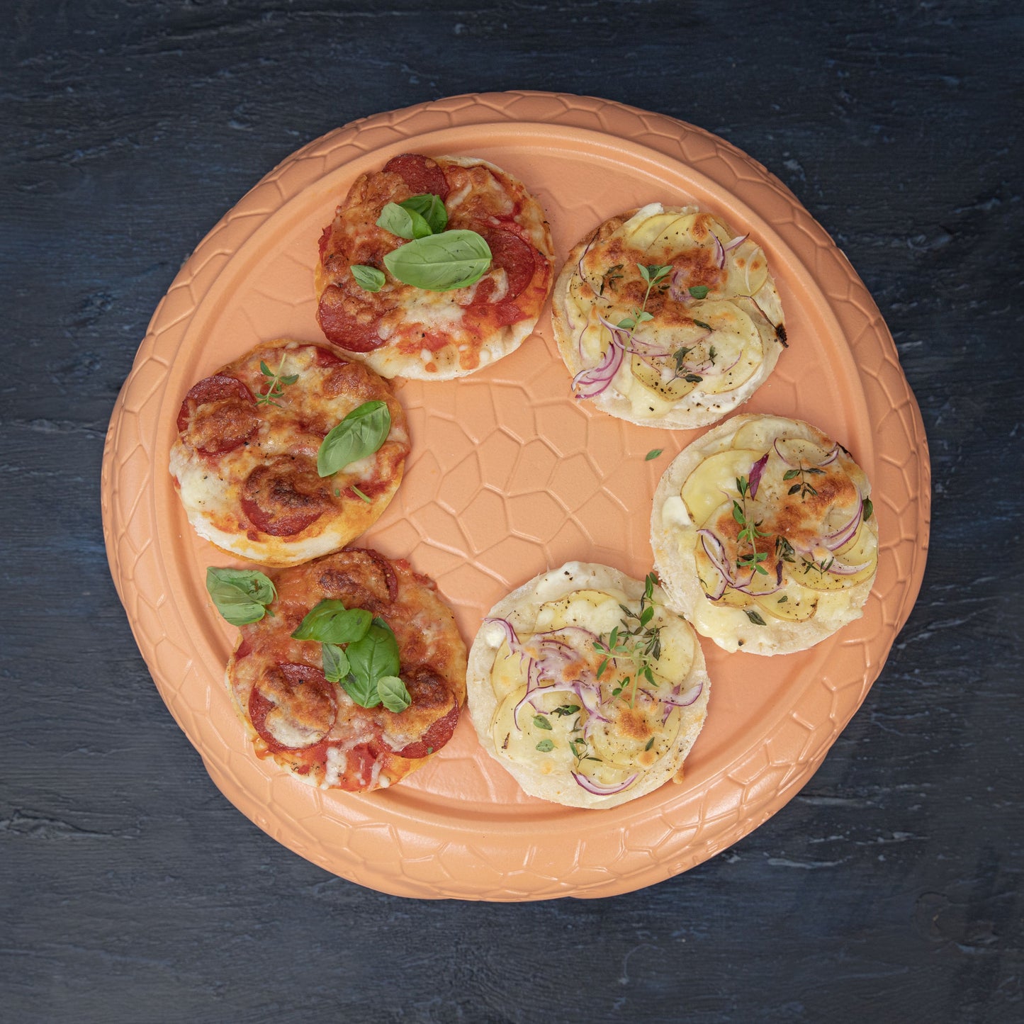 Gastronoma 18310017 - Pizza oven voor 6 personen - Inclusief bakspatels, bakplaat en pizzavorm - Keramiek/Grijs