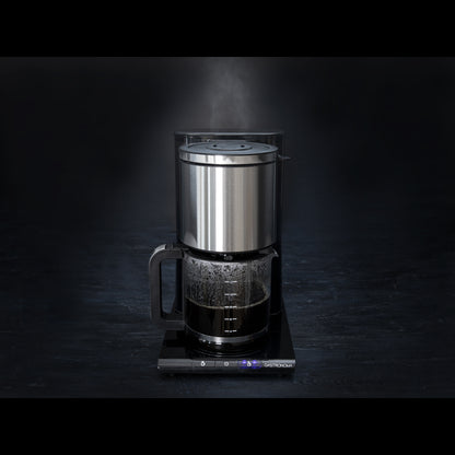Gastronoma 18100003 - Koffiezetapparaat 1.5L, zwart/roestvrij staal